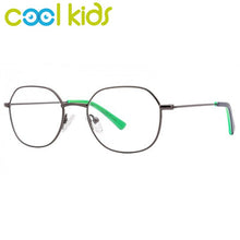 Load image into Gallery viewer, COOL KIDS Child Metal Glasses Frames Anti-blue Kids Eye Glasses Frame Round Glasses for Boys and Girls Myopia Optical LensMK1010