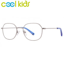 Load image into Gallery viewer, COOL KIDS Child Metal Glasses Frames Anti-blue Kids Eye Glasses Frame Round Glasses for Boys and Girls Myopia Optical LensMK1010