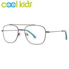 Load image into Gallery viewer, COOL KIDS Child Metal Glasses Frames Aviator Kids Eye Prescription Glasses Frame for Girls Boys Anti-blue Eyeglasses MK1007