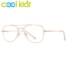Carica l&#39;immagine nel visualizzatore di Gallery, COOL KIDS Child Metal Optical Glasses Frames Kids Eye Prescription Glasses Frame for Girls Boys Classic Myopia 6-12 Ages MK1005