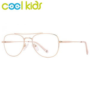 COOL KIDS Child Metal Optical Glasses Frames Kids Eye Prescription Glasses Frame for Girls Boys Classic Myopia 6-12 Ages MK1005