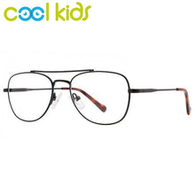 Carica l&#39;immagine nel visualizzatore di Gallery, COOL KIDS Child Metal Optical Glasses Frames Kids Eye Prescription Glasses Frame for Girls Boys Classic Myopia 6-12 Ages MK1005