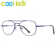 Carica l&#39;immagine nel visualizzatore di Gallery, COOL KIDS Child Metal Optical Glasses Frames Kids Eye Prescription Glasses Frame for Girls Boys Classic Myopia 6-12 Ages MK1005