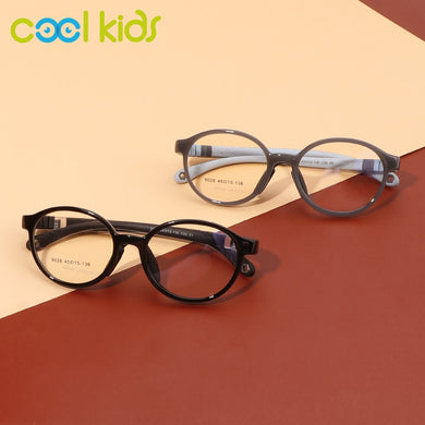 COOL KIDS Kid Glasses Age 3-5 Flexible Eyewear Frame For Girls and Boys TR90 Children Eyeglasses Frame Unbreakable Optical Frame