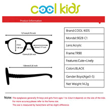 Load image into Gallery viewer, COOL KIDS Kid Glasses Age 3-5 Flexible Eyewear Frame For Girls and Boys TR90 Children Eyeglasses Frame Unbreakable Optical Frame