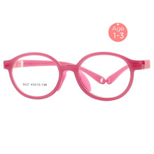 Load image into Gallery viewer, COOL KIDS Kid Glasses age1-3 Flexible Eyewear Spectacle Frame For Girls and boys TR90 Children Eyeglasses Optical Frame Colorful