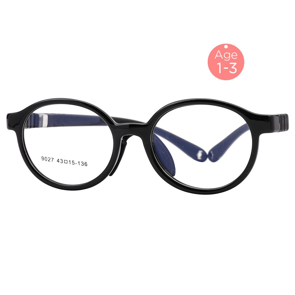 COOL KIDS Kid Glasses age1-3 Flexible Eyewear Spectacle Frame For Girls and boys TR90 Children Eyeglasses Optical Frame Colorful
