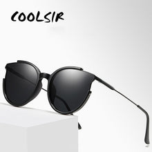 Load image into Gallery viewer, COOLSIR Cat&#39;s Eye Sunglasses Female Avant-garde Stylish Polarized UV Tide Lack of Angle Outdoor Glasses