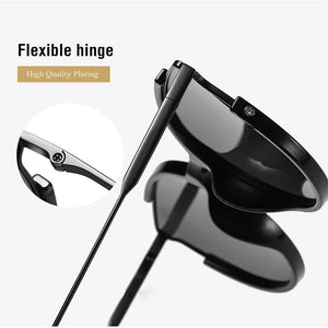 COOLSIR Cat's Eye Sunglasses Female Avant-garde Stylish Polarized UV Tide Lack of Angle Outdoor Glasses