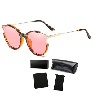 COOLSIR Cat's Eye Sunglasses Female Avant-garde Stylish Polarized UV Tide Lack of Angle Outdoor Glasses