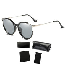 Load image into Gallery viewer, COOLSIR Cat&#39;s Eye Sunglasses Female Avant-garde Stylish Polarized UV Tide Lack of Angle Outdoor Glasses