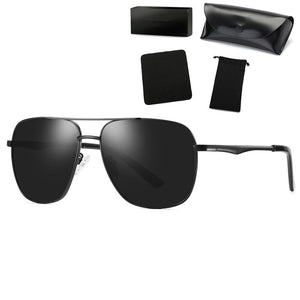 COOLSIR Design Men's Polarized Sunglasses Women Driving Square Frame Polit Sun Glasses Male UV400 Gafas De Sol For Men