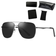 Load image into Gallery viewer, COOLSIR Design Men&#39;s Polarized Sunglasses Women Driving Square Frame Polit Sun Glasses Male UV400 Gafas De Sol For Men