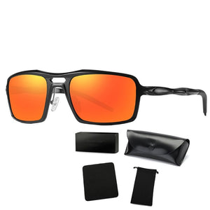 COOLSIR Men's Aluminum Polarized Mens Sunglasses Mirror Sun Glasses Square Goggle Eyewear Accessories For Men Female Gafas Shade