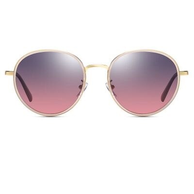 COOLSIR Round Sunglasses Women Polarized Retro Ladies Sun Glasses Black UV400 Driving Glasses 2023 lentes de sol Mujer