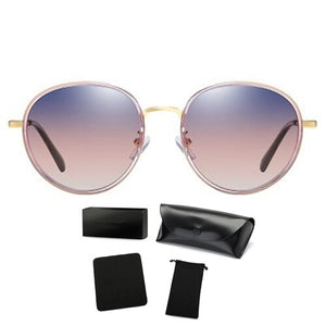 COOLSIR Round Sunglasses Women Polarized Retro Ladies Sun Glasses Black UV400 Driving Glasses 2023 lentes de sol Mujer
