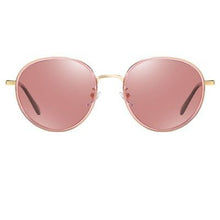 Load image into Gallery viewer, COOLSIR Round Sunglasses Women Polarized Retro Ladies Sun Glasses Black UV400 Driving Glasses 2023 lentes de sol Mujer
