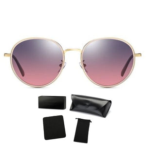 COOLSIR Round Sunglasses Women Polarized Retro Ladies Sun Glasses Black UV400 Driving Glasses 2023 lentes de sol Mujer