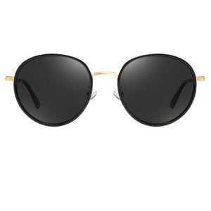 COOLSIR Round Sunglasses Women Polarized Retro Ladies Sun Glasses Black UV400 Driving Glasses 2023 lentes de sol Mujer