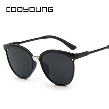 Carica l'immagine nel visualizzatore di Gallery, COOYOUNG Cat Eye Sunglasses Women Brand Designer  Coating Mirror Sexy Cateye Sun Glasses UV400 Women's Glasses