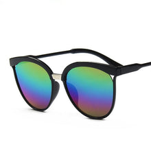 Carica l'immagine nel visualizzatore di Gallery, COOYOUNG Cat Eye Sunglasses Women Brand Designer  Coating Mirror Sexy Cateye Sun Glasses UV400 Women's Glasses