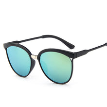 Carica l'immagine nel visualizzatore di Gallery, COOYOUNG Cat Eye Sunglasses Women Brand Designer  Coating Mirror Sexy Cateye Sun Glasses UV400 Women's Glasses
