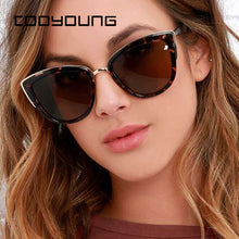 Load image into Gallery viewer, COOYOUNG Cateye Sunglasses Women  Brand Designer Vintage Gradient Glasses Retro Cat eye Sun glasses Female Eyewear UV400