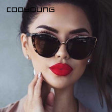 Load image into Gallery viewer, COOYOUNG Cateye Sunglasses Women  Brand Designer Vintage Gradient Glasses Retro Cat eye Sun glasses Female Eyewear UV400