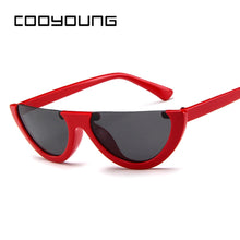 Load image into Gallery viewer, Fashion Cat Eye Style Half Rimless Frame Sunglasses Women Brand Design Gradient Sun Glasses Oculos De Sol