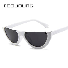 Load image into Gallery viewer, Fashion Cat Eye Style Half Rimless Frame Sunglasses Women Brand Design Gradient Sun Glasses Oculos De Sol