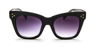 COOYOUNG  Rectangle Sunglasses Women Brand Designer PC Frame Gradient Lens Classic Sun Glasses
