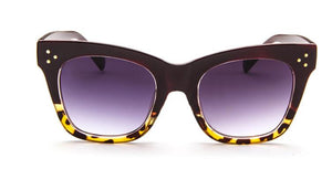 COOYOUNG  Rectangle Sunglasses Women Brand Designer PC Frame Gradient Lens Classic Sun Glasses