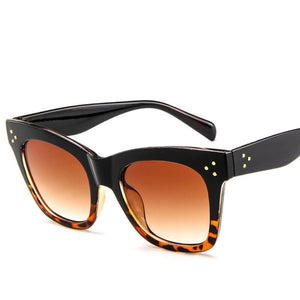 COOYOUNG  Rectangle Sunglasses Women Brand Designer PC Frame Gradient Lens Classic Sun Glasses