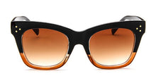 Carica l&#39;immagine nel visualizzatore di Gallery, COOYOUNG  Rectangle Sunglasses Women Brand Designer PC Frame Gradient Lens Classic Sun Glasses
