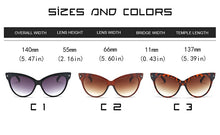 Load image into Gallery viewer, COOYOUNG Women Cat Eye Sunglasses Sexy UV400 Sun Glasses Gradient Lens Plastic Female Eyewear  Sunglasses