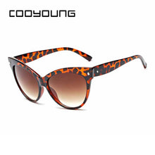 Load image into Gallery viewer, COOYOUNG Women Cat Eye Sunglasses Sexy UV400 Sun Glasses Gradient Lens Plastic Female Eyewear  Sunglasses