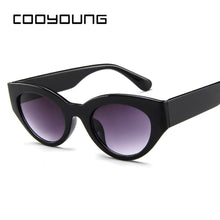 Load image into Gallery viewer, COOYOUNG Cute Sexy Ladies Cat Eye Sunglasses Women female Triangle Vintage Sun Glasses Female UV400
