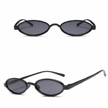 Load image into Gallery viewer, COOYOUNG Oval Retro Style Sunglasses Women Vintage Round Clear Frame White Pink Red Female Sun Glasses