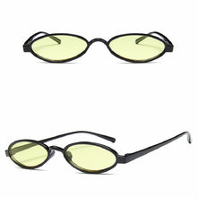 Load image into Gallery viewer, COOYOUNG Oval Retro Style Sunglasses Women Vintage Round Clear Frame White Pink Red Female Sun Glasses