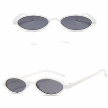 Load image into Gallery viewer, COOYOUNG Oval Retro Style Sunglasses Women Vintage Round Clear Frame White Pink Red Female Sun Glasses