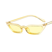 Carica l'immagine nel visualizzatore di Gallery, Small Cat Eye Sunglasses Tint Candy Colorful Female Eyewear Sun Glasses Fashion Lunettes Gafas De Sol UV400
