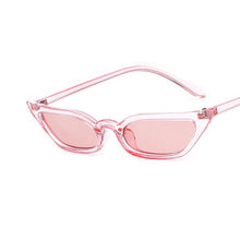 Carica l'immagine nel visualizzatore di Gallery, Small Cat Eye Sunglasses Tint Candy Colorful Female Eyewear Sun Glasses Fashion Lunettes Gafas De Sol UV400