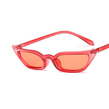 Carica l'immagine nel visualizzatore di Gallery, Small Cat Eye Sunglasses Tint Candy Colorful Female Eyewear Sun Glasses Fashion Lunettes Gafas De Sol UV400