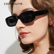 Load image into Gallery viewer, Small Rectangle Sunglasses Women Vintage Brand Designer Square Sun Glasses Shades Female UV400
