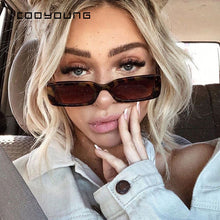 Load image into Gallery viewer, Small Rectangle Sunglasses Women Vintage Brand Designer Square Sun Glasses Shades Female UV400