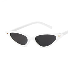 Load image into Gallery viewer, COOYOUNG Women Sexy Cat Eye Sunglasses Brand Designer Small Triangle Vintage Sun Glasses Retro Cateye Eyewear UV400