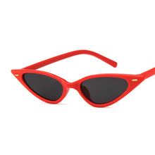 Load image into Gallery viewer, COOYOUNG Women Sexy Cat Eye Sunglasses Brand Designer Small Triangle Vintage Sun Glasses Retro Cateye Eyewear UV400