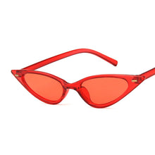 Load image into Gallery viewer, COOYOUNG Women Sexy Cat Eye Sunglasses Brand Designer Small Triangle Vintage Sun Glasses Retro Cateye Eyewear UV400