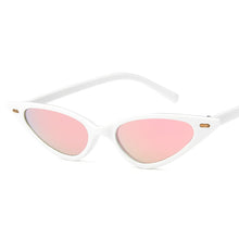 Load image into Gallery viewer, COOYOUNG Women Sexy Cat Eye Sunglasses Brand Designer Small Triangle Vintage Sun Glasses Retro Cateye Eyewear UV400