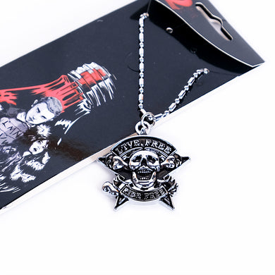 Sons of Anarchy Pendant Necklace Skeleton Mens Pendant Necklace For Men Jewelry Choker Necklace Party Gift